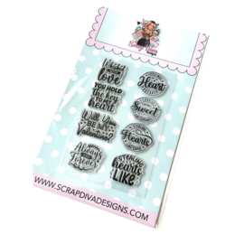 Scrapdiva Valentine Stamp 2025  