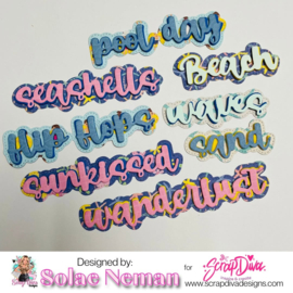 Scrapdiva Beach Words #2