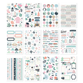 Simple Stories Sticker Book 12/Sheets Winter Wonder 