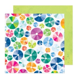 Vicki Boutin Bold And Bright Double-Sided Cardstock 12"X12" Spinning Wheels  