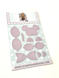 Scrapdiva Mouse Bow Large  