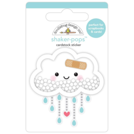 Doodlebug Shaker-Pops 3D Sticker Under The Weather 