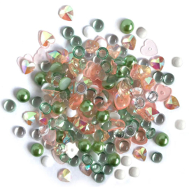 Buttons Galore Sparkletz Embellishment Pack 10g Cactus