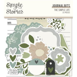 Simple Stories The Simple Life Bits & Pieces Die-Cuts 31/Pkg Journal  