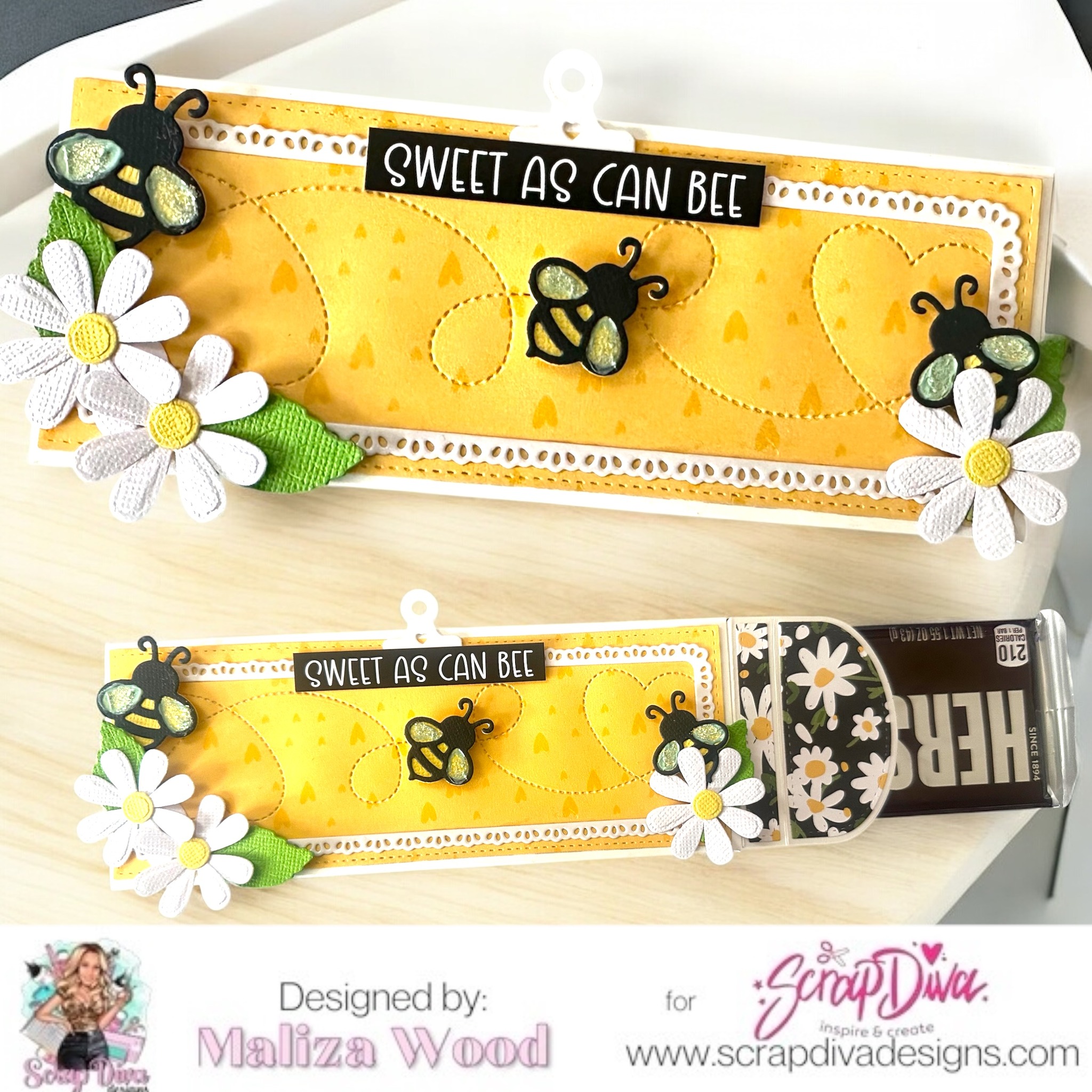 Scrapdiva Stitched Bee Set