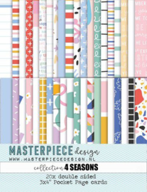 Masterpiece Pocket Page kaartjes 4 seasons 3x4 20st MP202130  