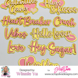 Scrapdiva Valentine Words 2026