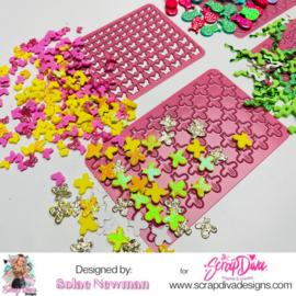 Scrapdiva Spring Critters Shaker Plates