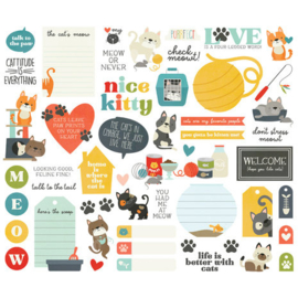 Simple Stories Pet Shoppe Cat Bits & Pieces