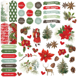 49 And Market Chipboard Set Evergreen Season  