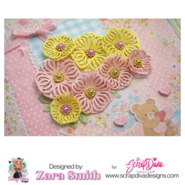 Scrapdiva Loopy Flower