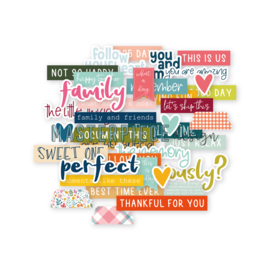 Masterpiece design – Indian summer – “Diecuts Text”  