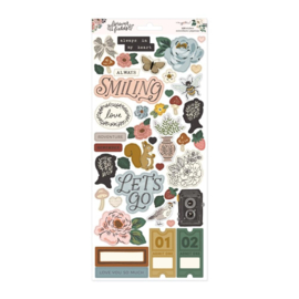 Maggie Holmes Forever Fields Cardstock Stickers 6"X12" 102 Pieces PREORDER