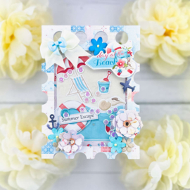 Scrapdiva Postage Stamp Card base