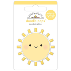 Doodlebug Doodle-Pops 3D Stickers Hello Sunshine!  