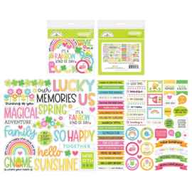 Doodlebug Odds & Ends Chit Chat Die-Cuts Over The Rainbow  