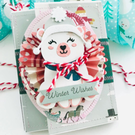 Scrapdiva Winter Polar Bear