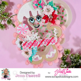 Scrapdiva Gingerbread Shaker