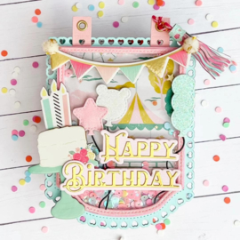 Scrapdiva Loaded Banner Die Set