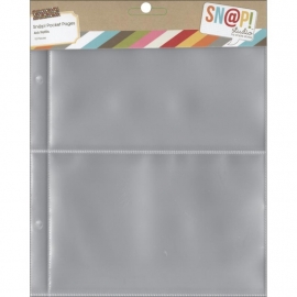 Sn@p! Pocket Pages 4"x6" Binders 10/Pkg