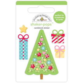 Doodlebug Shaker-Pops 3D Stickers Merry & Bright preorder