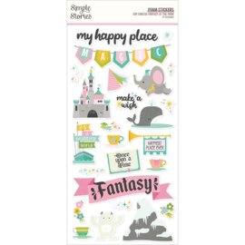 Simple Stories Say Cheese Fantasy At The Park Foam Stickers 47/Pkg  