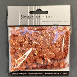 Simple and Basic Copper Sequin Mix (SBS106)