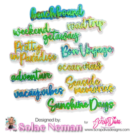 Scrapdiva Beach Words #3