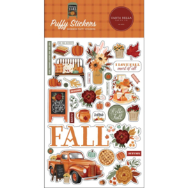 Carta Bella Welcome Fall Puffy Stickers PREORDER