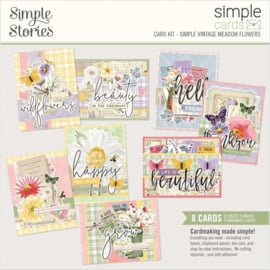 Simple Stories Simple Cards Card Kit Simple Vintage Meadow Flowers PREORDER