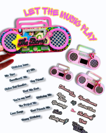 Scrapdiva 80's & 90's Words  
