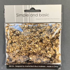 Simple and Basic Bronze Sequin Mix (SBS104)