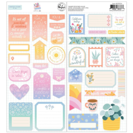 Pinkfresh Studio Cardstock Stickers 5.5"X11" The Simple Things