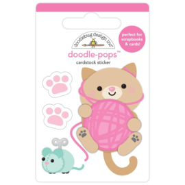 Doodlebug Doodle-Pops 3D Stickers Play Time  