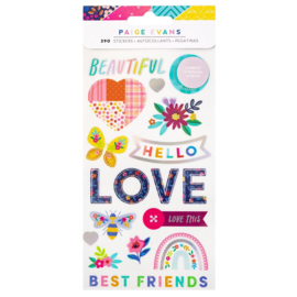 Paige Evans Blooming Wild Sticker Book W/Holographic Foil Accents  