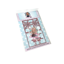 Scrapdiva Spiderweb Memorydex Shaker  