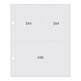 Sn@p! Pocket Pages 4"X6" & 3"X4"  Binders 10/Pkg