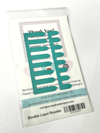 Scrapdiva Double Layer Rosette