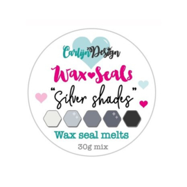 CarlijnDesign Wax Seal Melts Silver Shades (CDWX-0007)