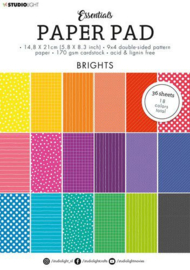 Studio Light Paper Pad Essentials Patterns Bright SL-ES-PP39