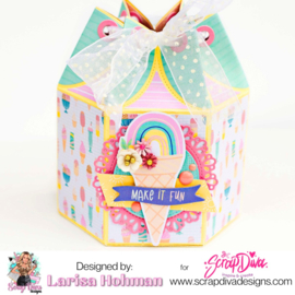 Scrapdiva  Cute Gift Box  