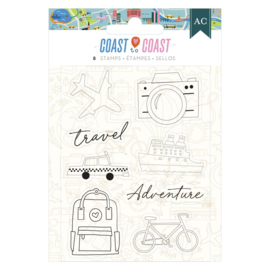 American Crafts Coast-to-Coast Acrylic Stamps  