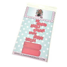 Scrapdiva Valentine Word Tags 
