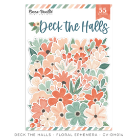 Cocoa Vanilla DECK THE HALLS –  FLORAL EPHEMERA  