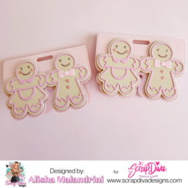 Scrapdiva Gingerbread Cookie Bag Topper