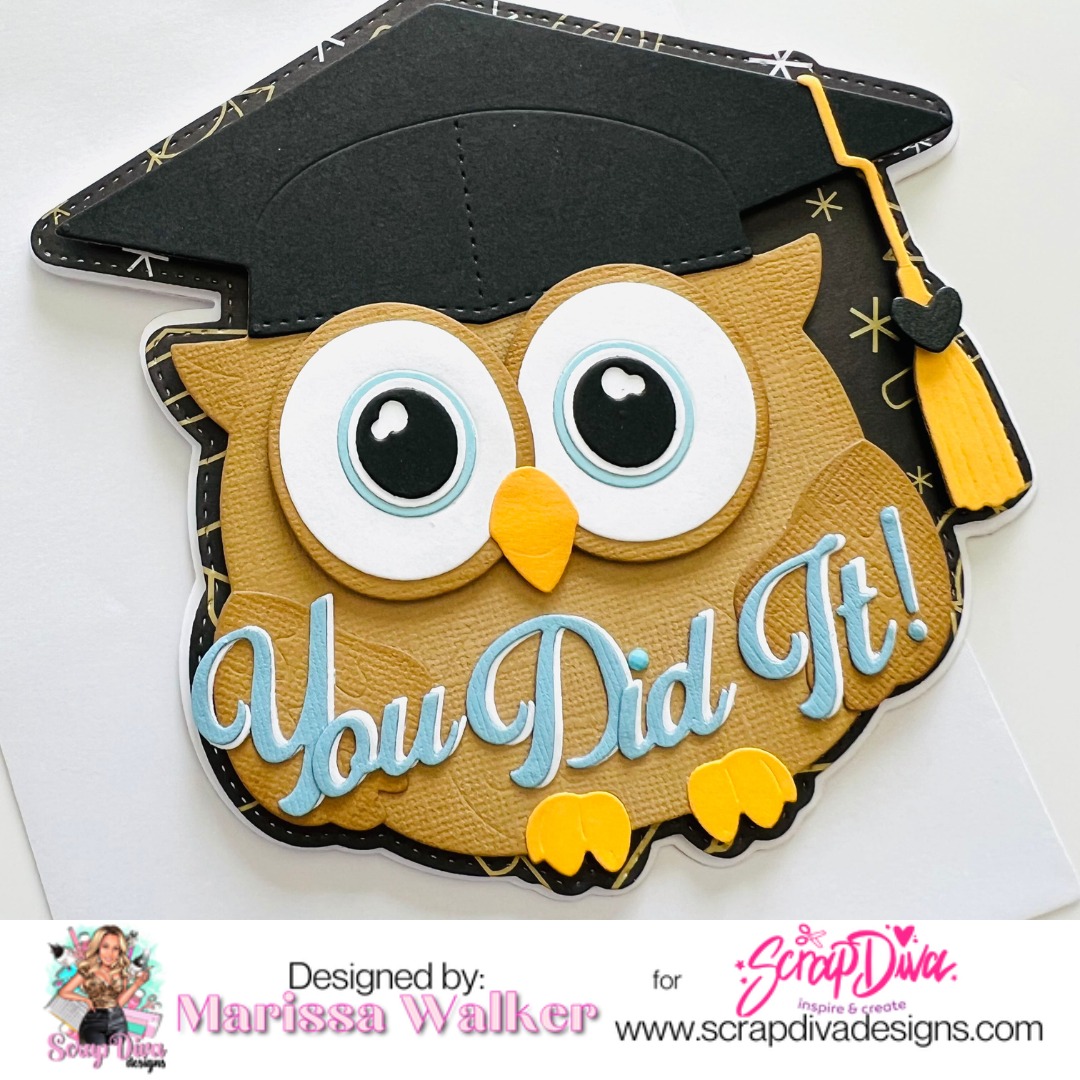Scrapdiva Grad Owl Mini Album preorder