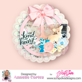Scrapdiva Peace Sign Mini Album 