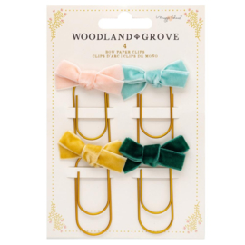 Maggie Holmes Woodland Grove Bow Clips 4/Pkg 