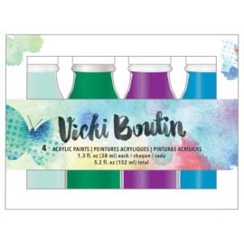 Vicki Boutin Mixed Media Acrylic Paint 1.7oz 4/Pkg Set 2 PREORDER