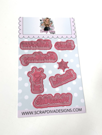 Scrapdiva Halloween Words 1-2025 preorder
